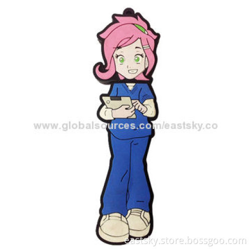 Custom Girl Shape USB drive, made of soft PVC material, OEM orders are welcomeNew